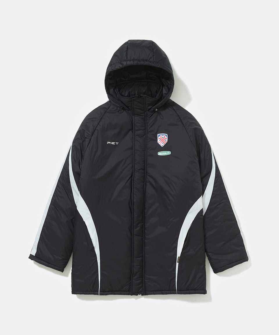 【Tina:JOJUN 】stadium jacket Jaqueta Stadium - Preta – PIET
