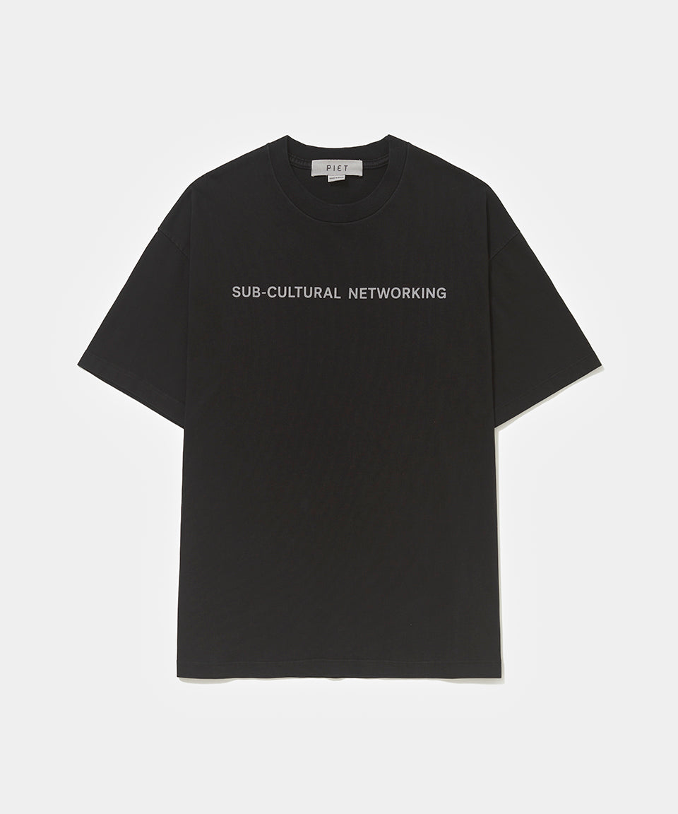 Camiseta Sub-cultural Networking - Preta