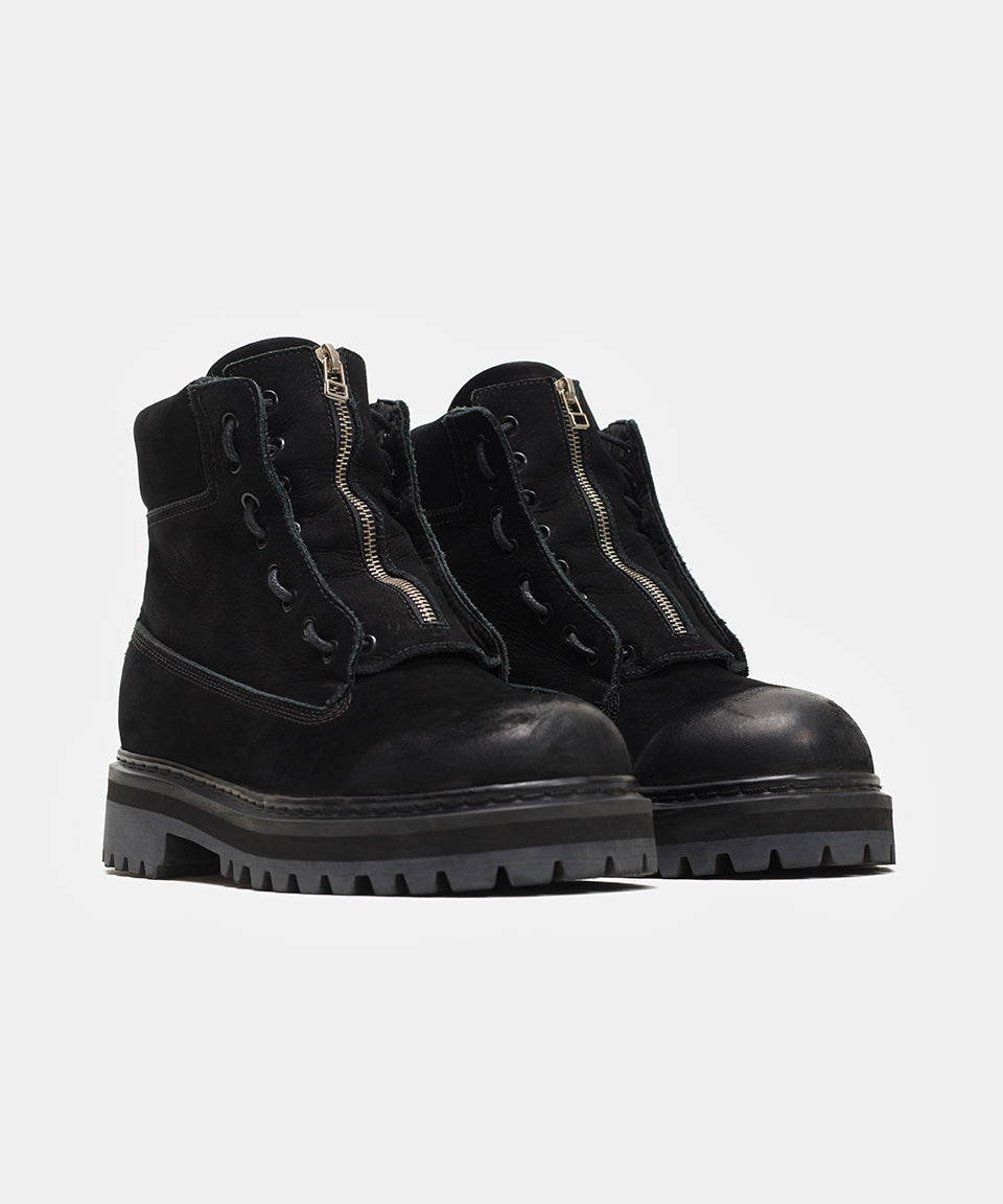 Bota PIET Zíper - Preta