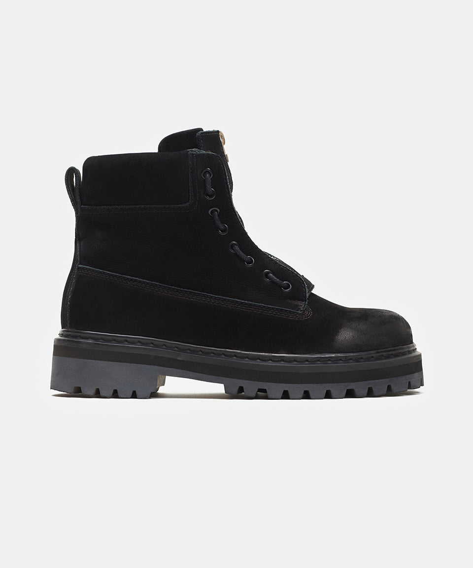 Bota PIET Zíper - Preta