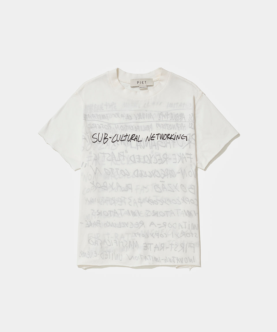 Camiseta PIET Sub-cultural Dupla Face