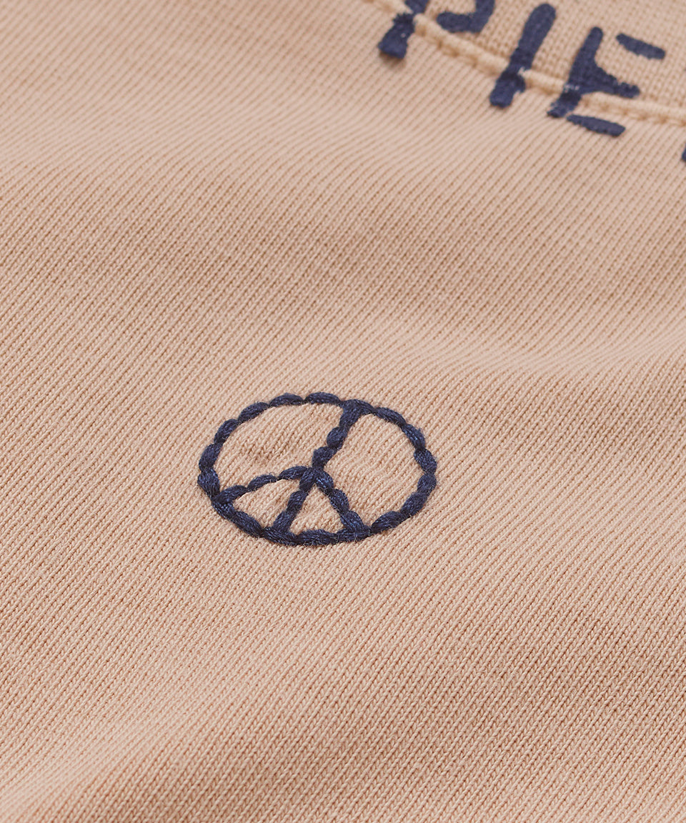 Camiseta Sleeveless PIET Peace&Love - Bege