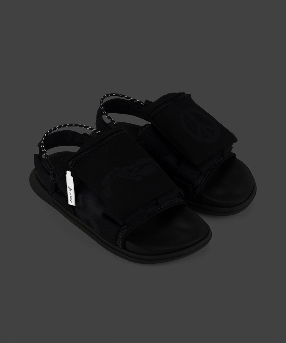 R-Next Pocket Sandal - Black/Graphite