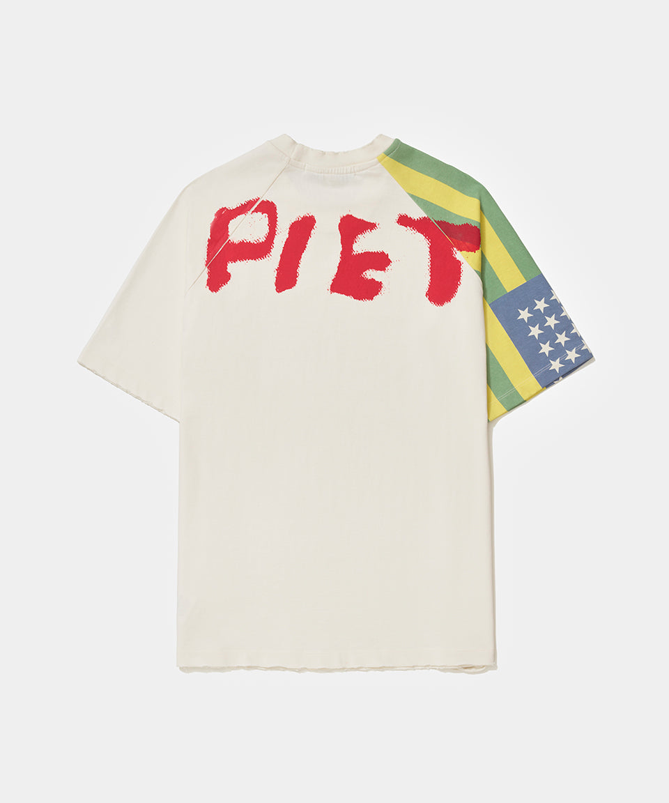 Camiseta PIET First Rate Imitators - Bone White