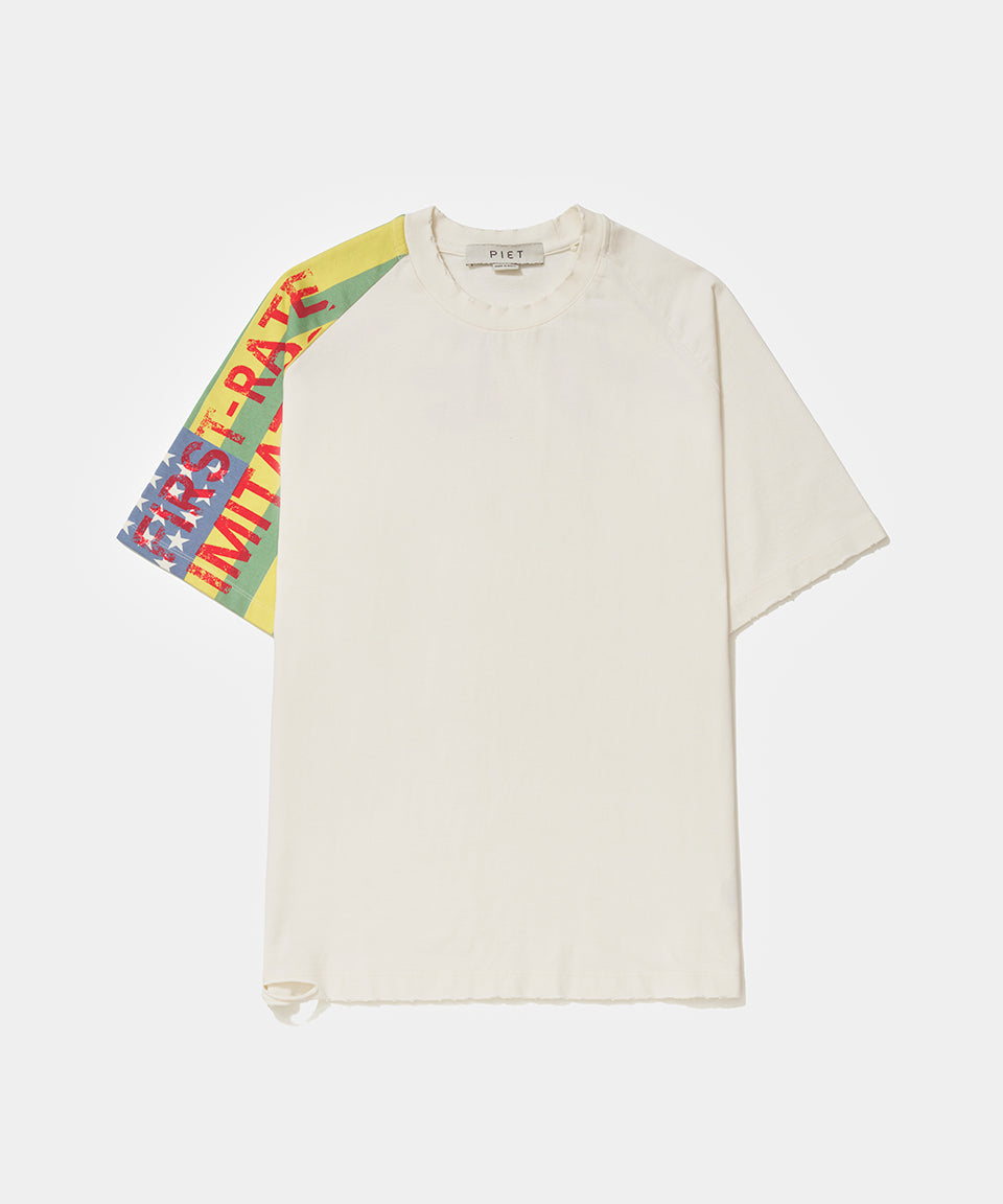 Camiseta PIET First Rate Imitators - Bone White