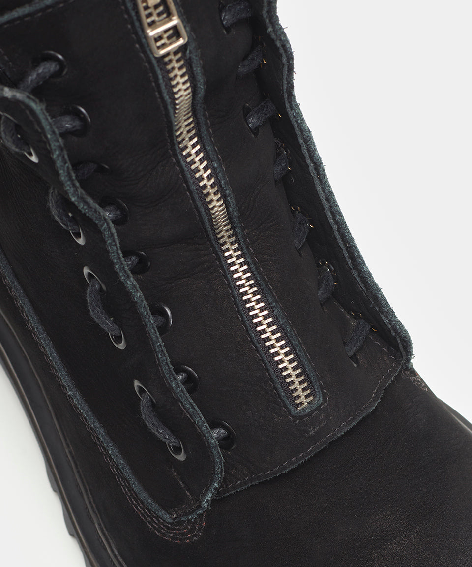 Bota PIET Zíper - Preta