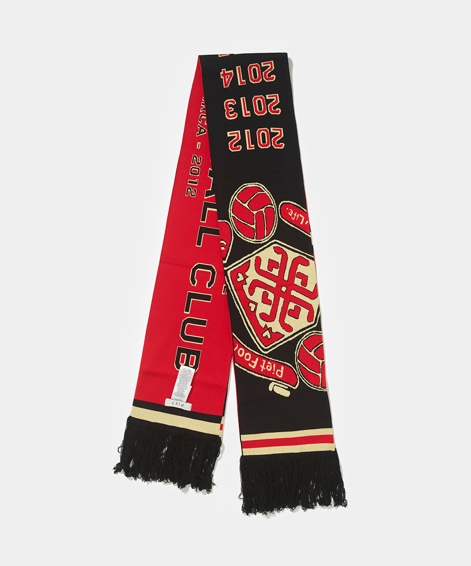 Cachecol de tricô PIET F.C Vermelho