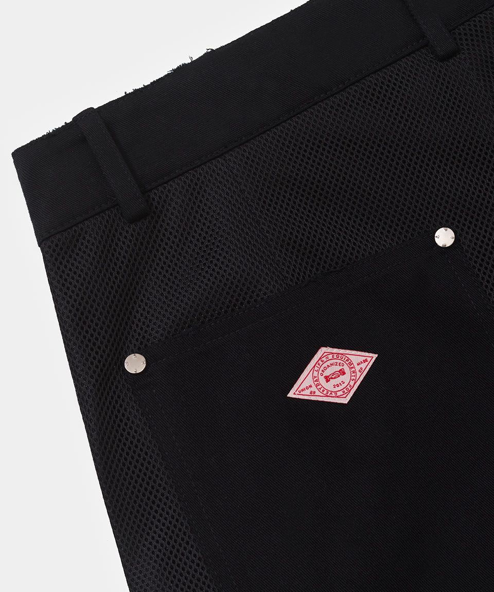 Shorts Mesh Cargo - Preto