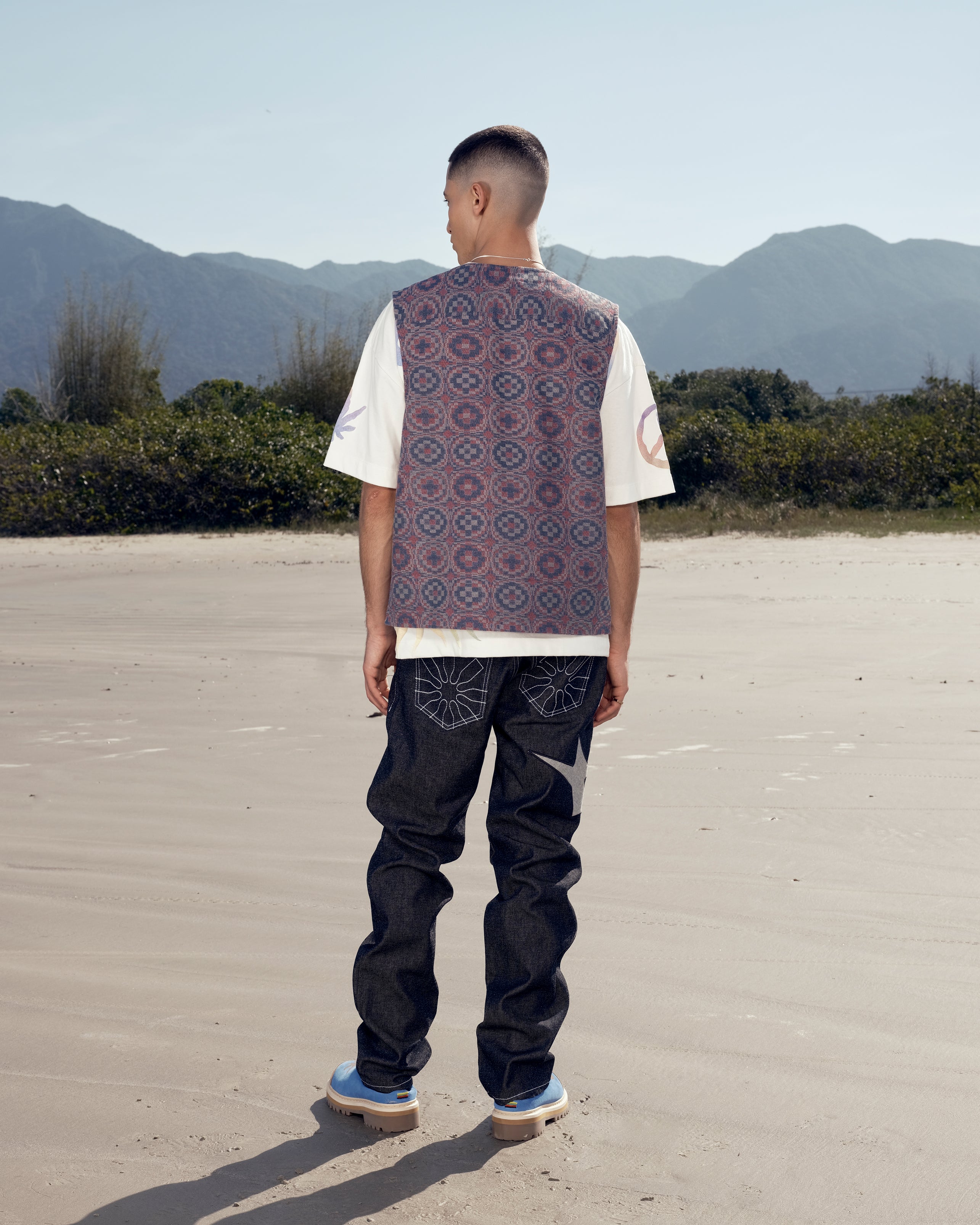 Jacquard Psy Vest