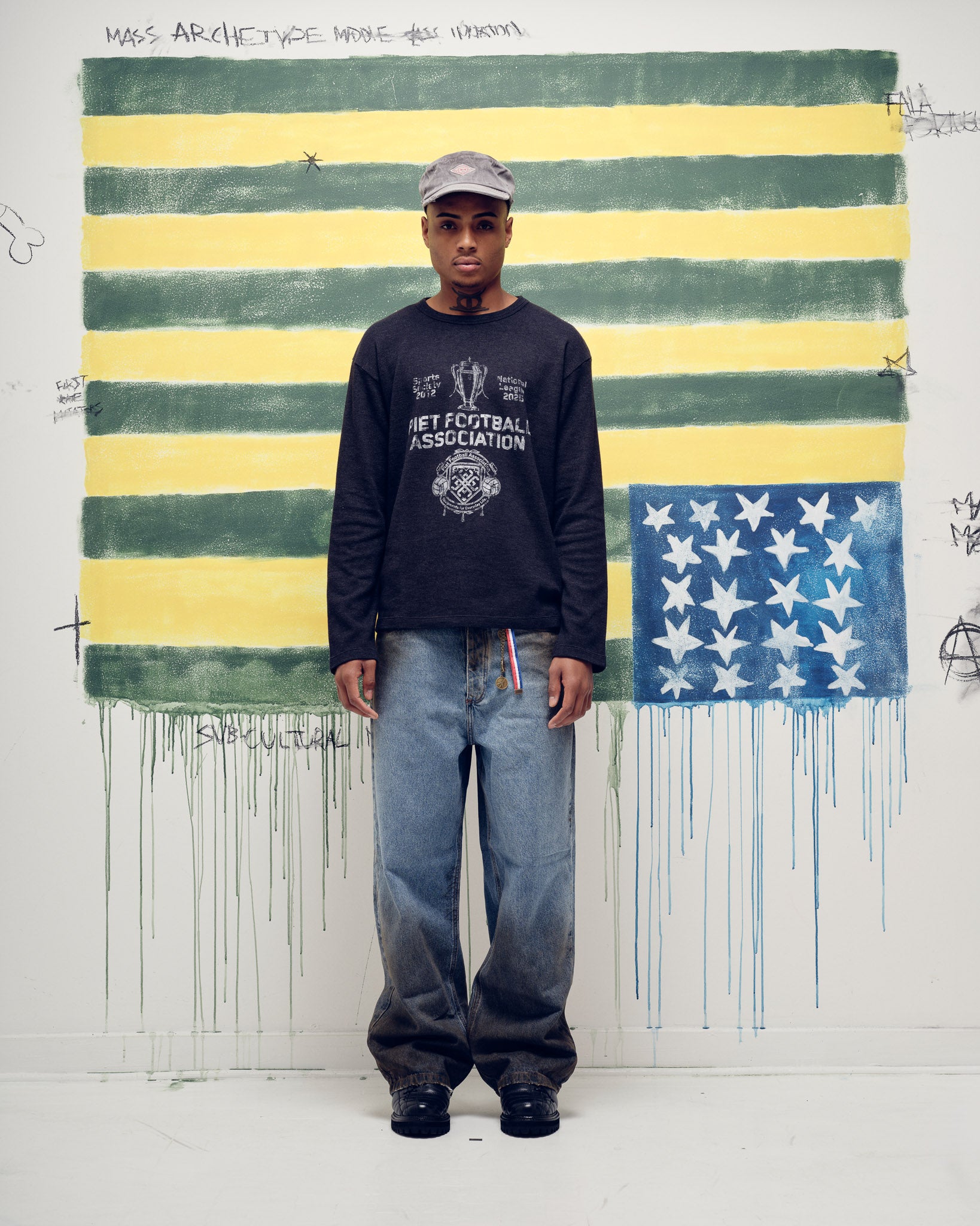 Camiseta Manga Longa PIET F.A Vintage Black