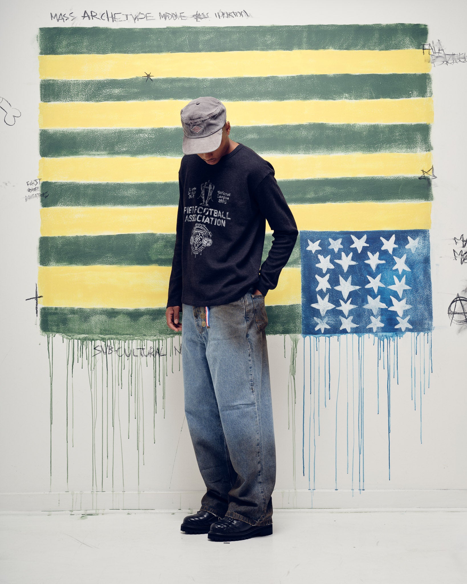 Camiseta Manga Longa PIET F.A Vintage Black