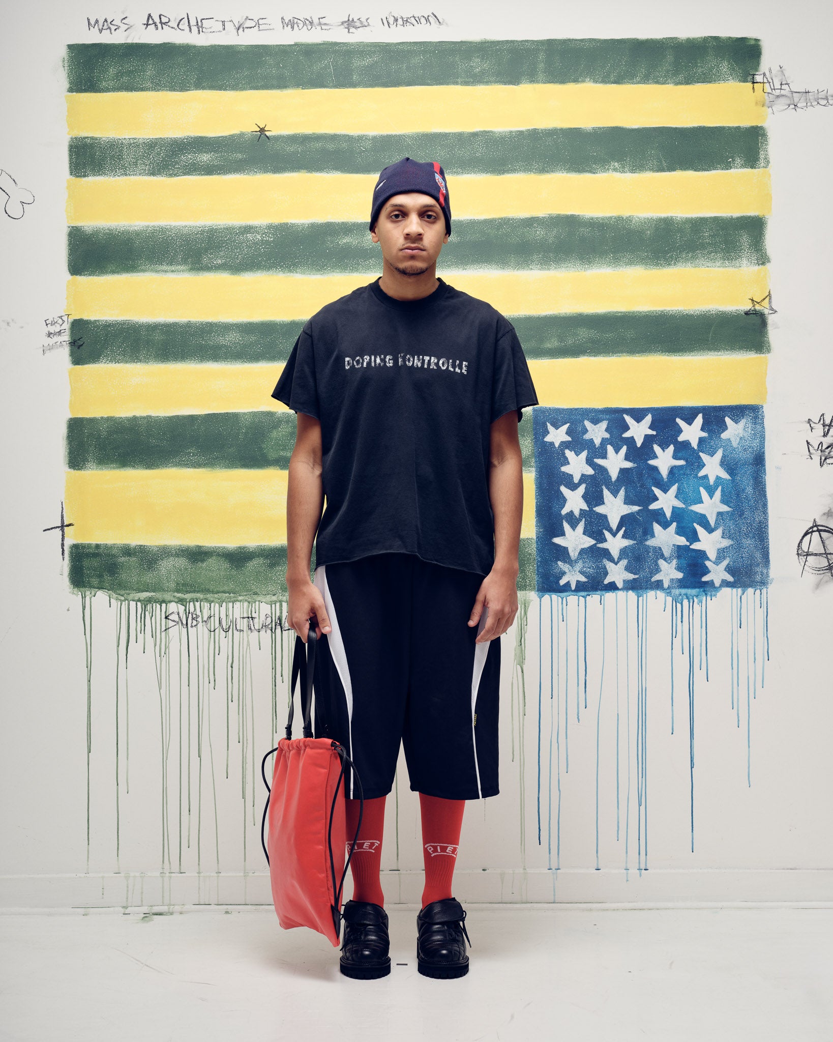 Shorts Soccer Baggy - Preto