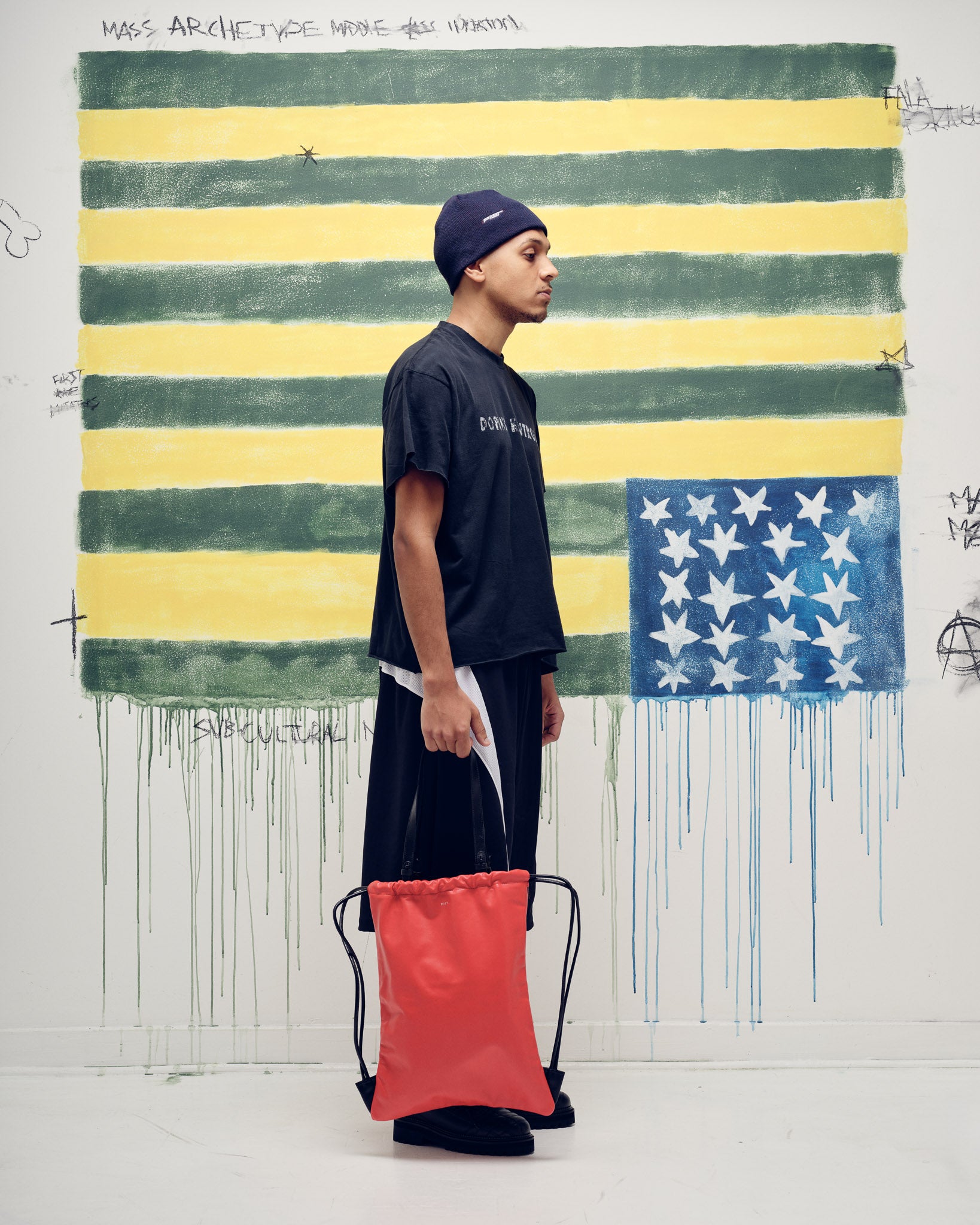 Shorts Soccer Baggy - Preto