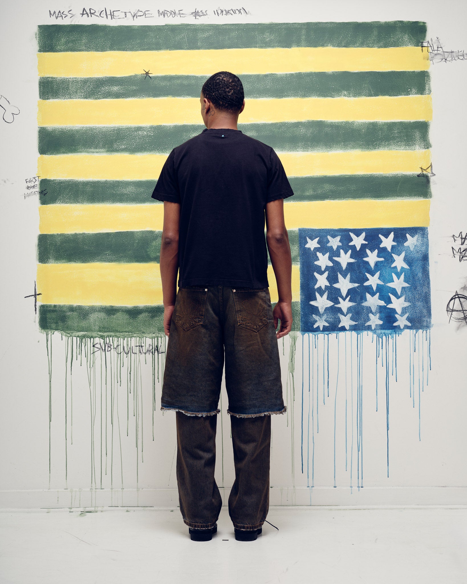 Logo T-shirt Vintage Black