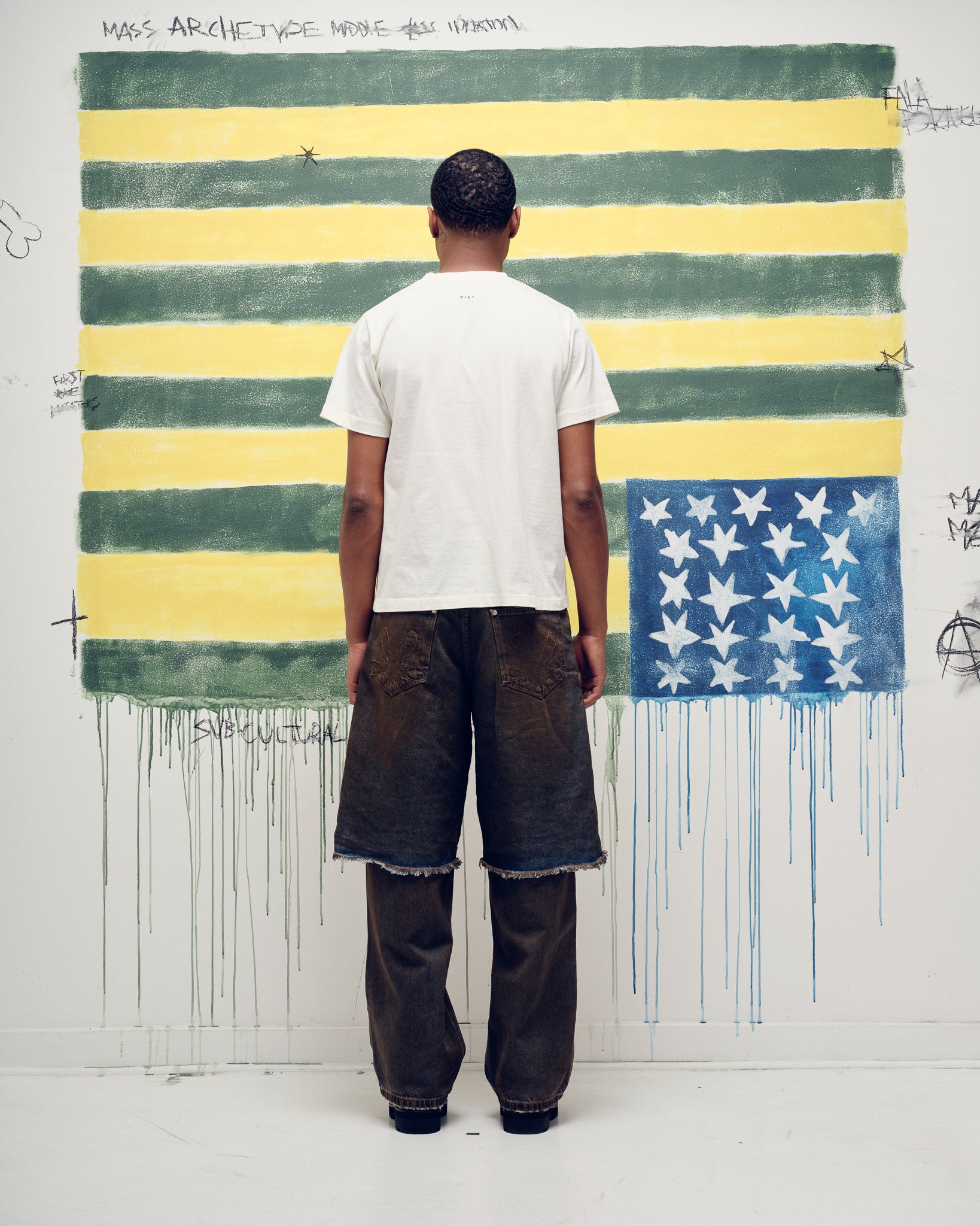 Doping Kontrolle T-shirt Bone White