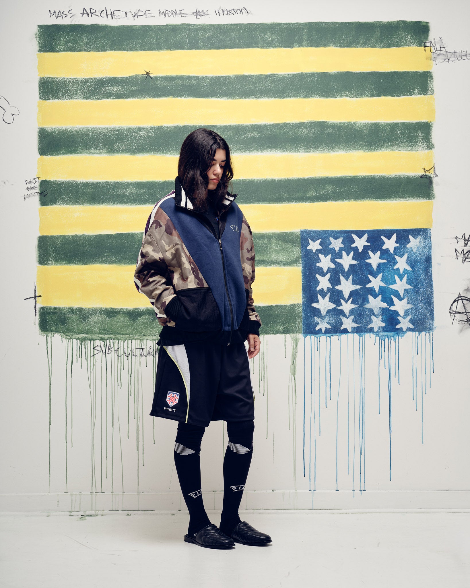 Jaqueta Patchwork Camo