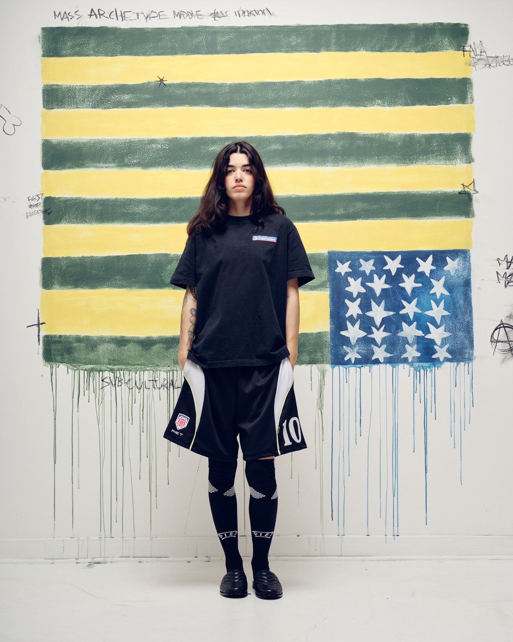 Camiseta PIET Nation - Preta