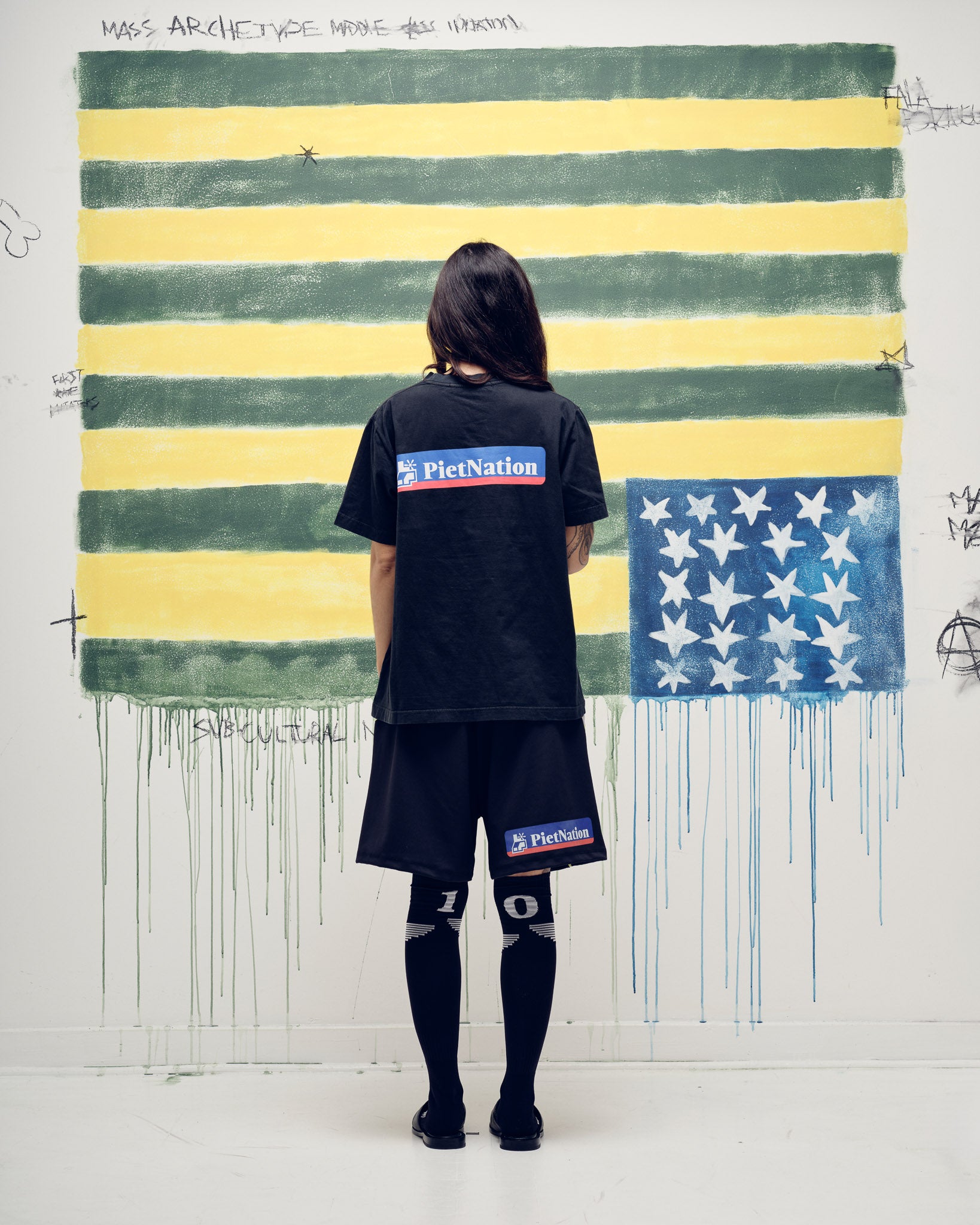 Camiseta PIET Nation - Preta