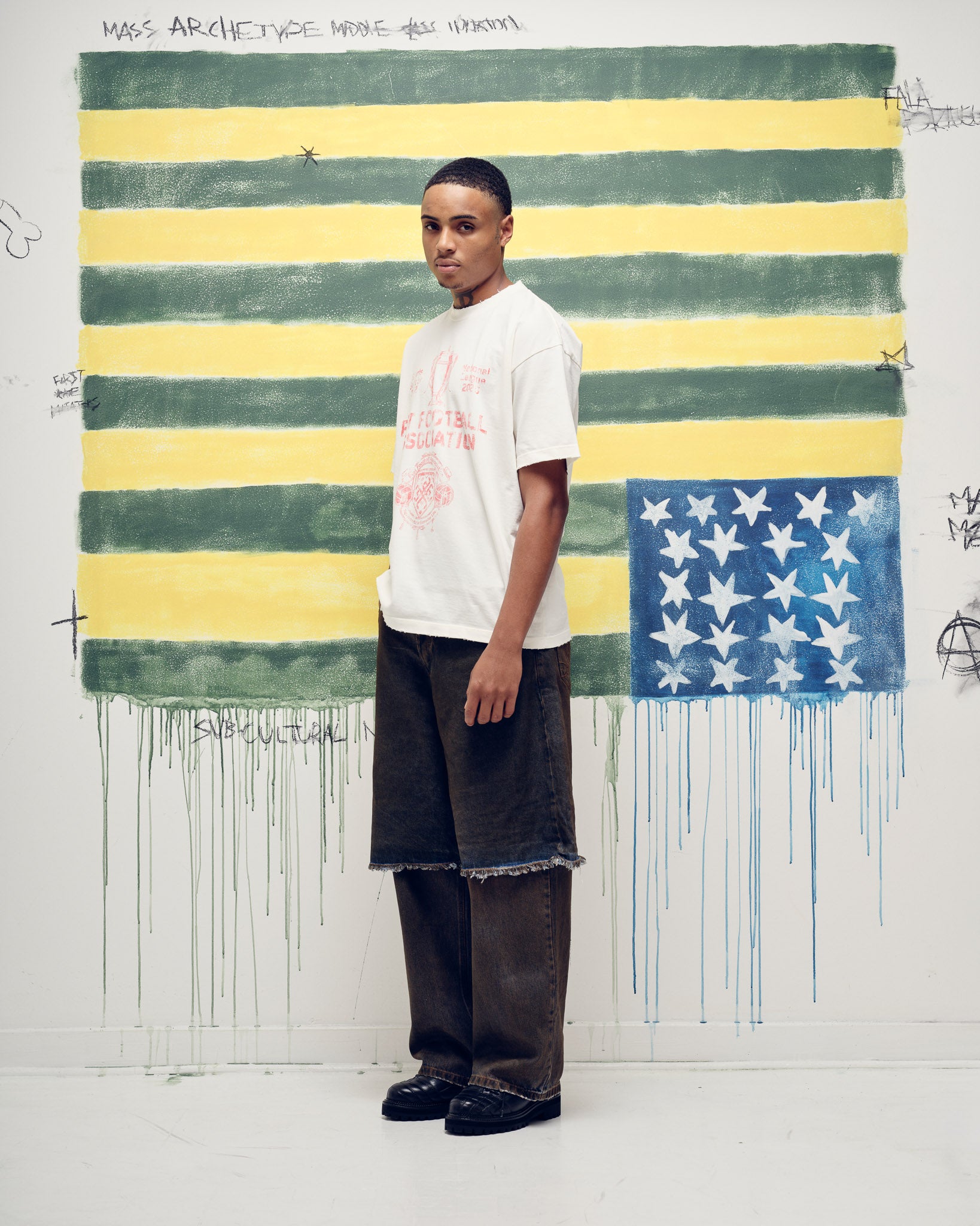 Football Association T-shirt Bone White