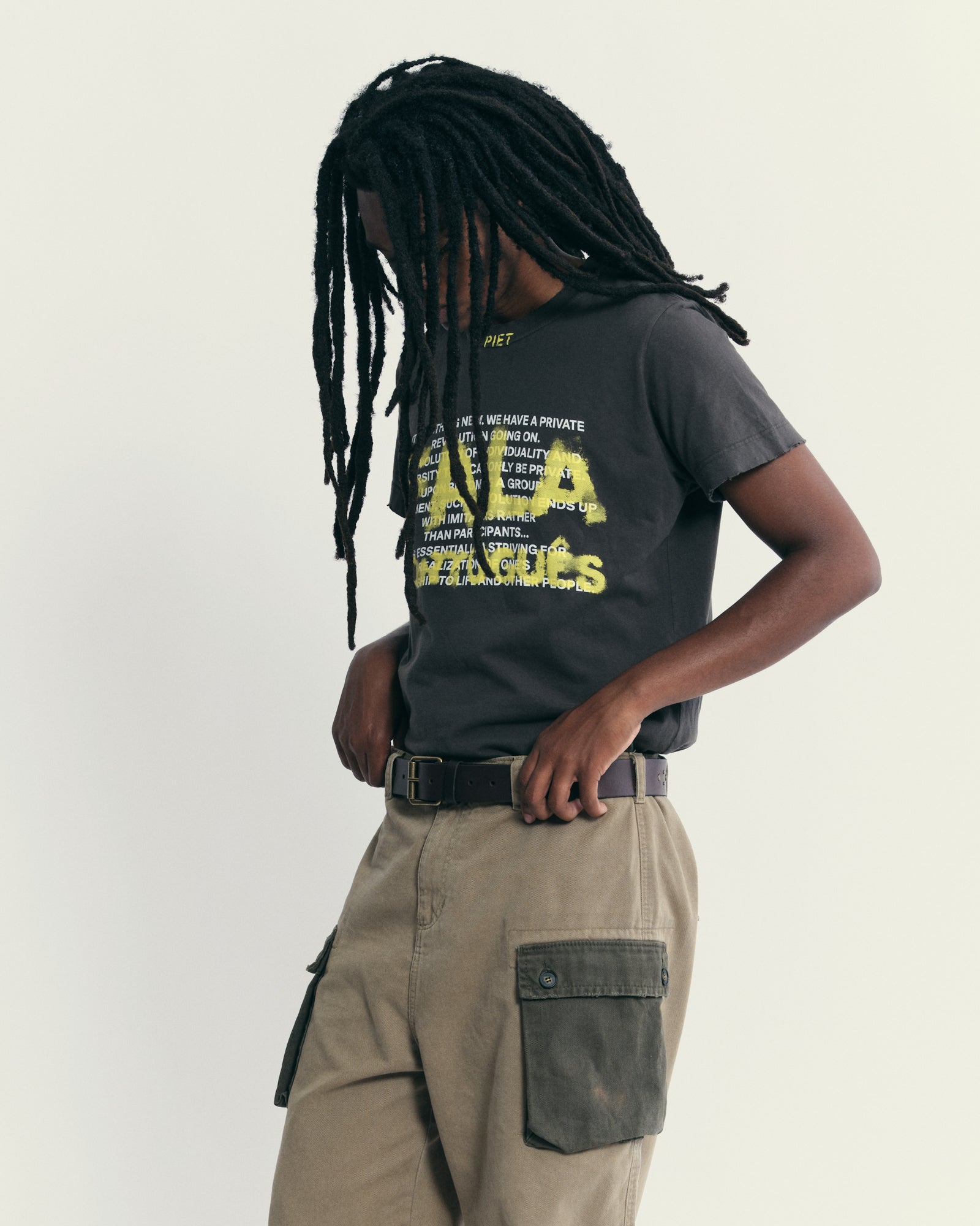 Cinto PIET Nation - Marrom