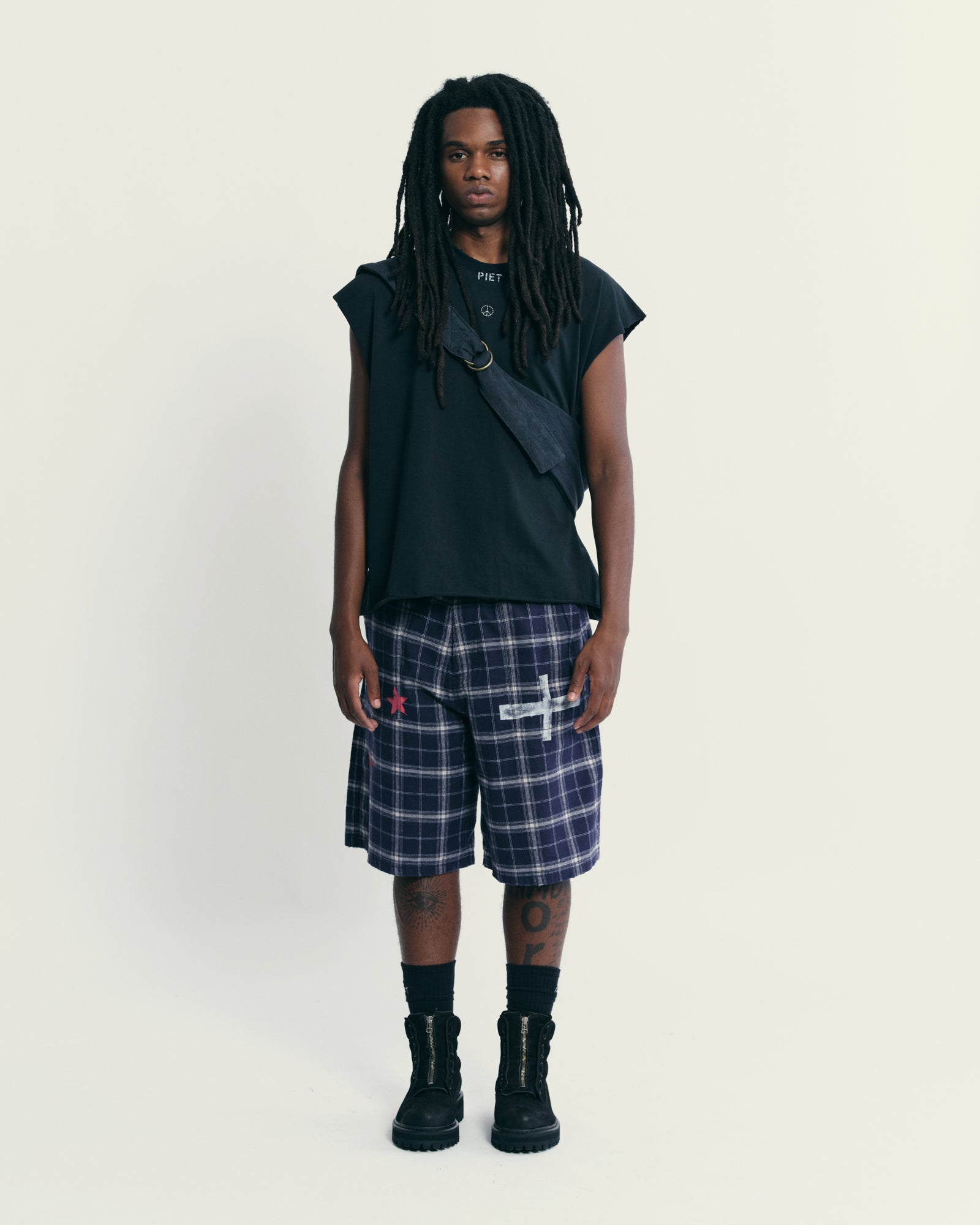 Shorts PIET Flanela Xadrez