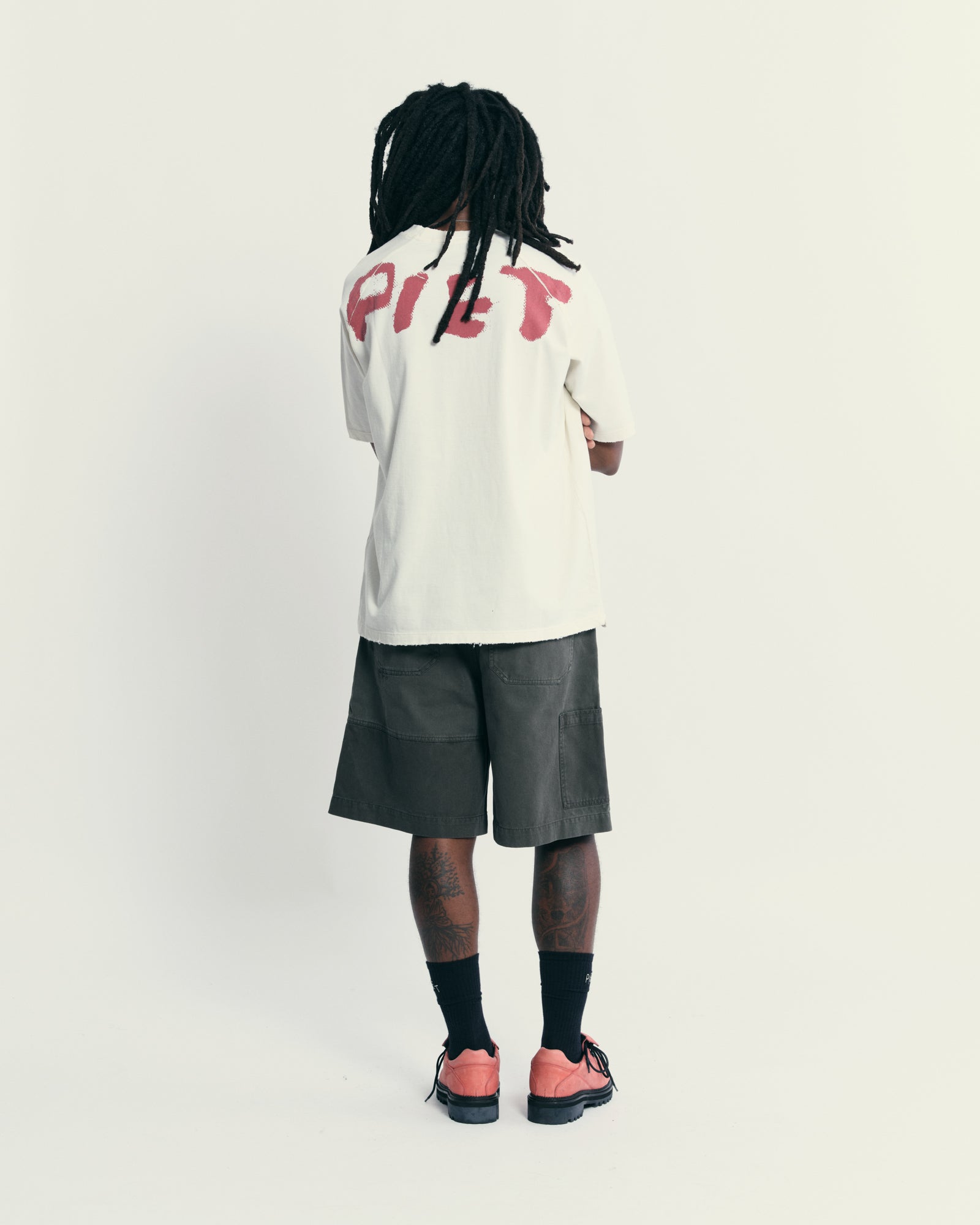 Camiseta Raglan PIET Sub-Cultural - Bone White