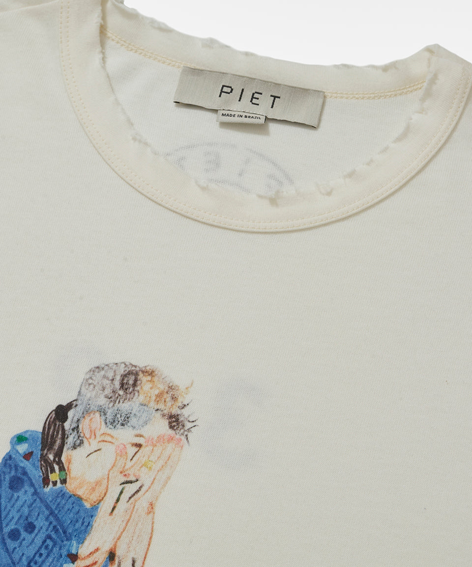 Camiseta PIET 1994 Memory  - Bone White