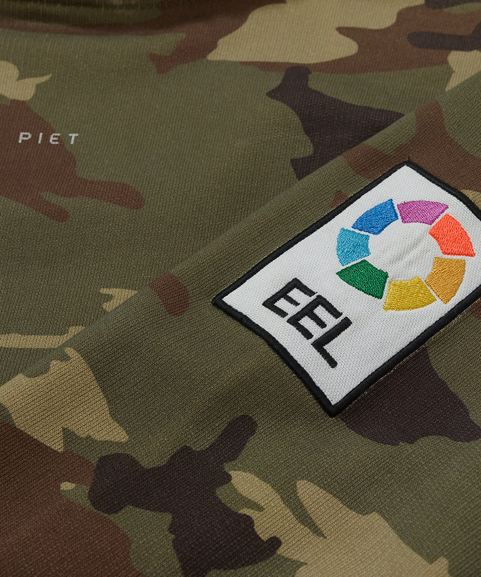 Camo Distressed Hoodie