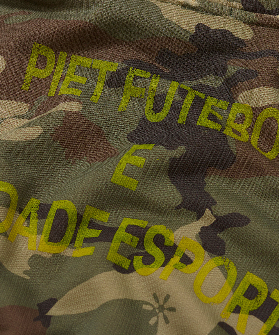 Camo Distressed Hoodie