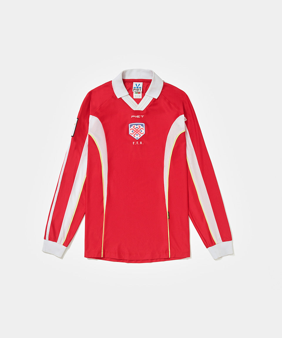 Jersey PIET F.C. Manga Longa - Vermelha