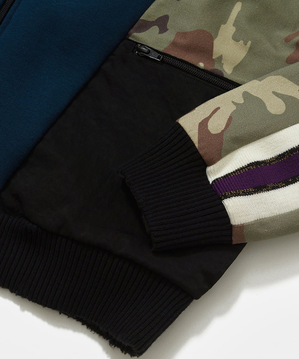 Jaqueta Patchwork Camo