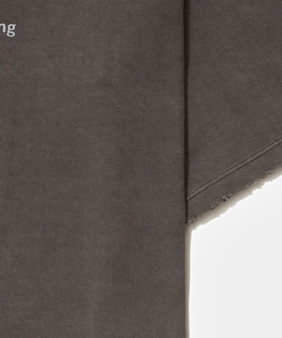 Camiseta Raglan PIET Sub-Cultural - Chumbo Vintage