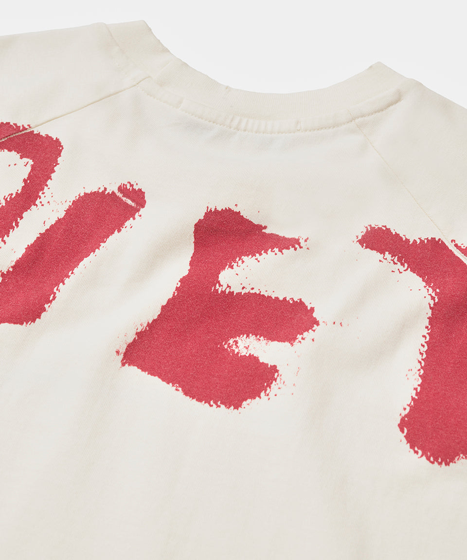 Camiseta Raglan PIET Sub-Cultural - Bone White