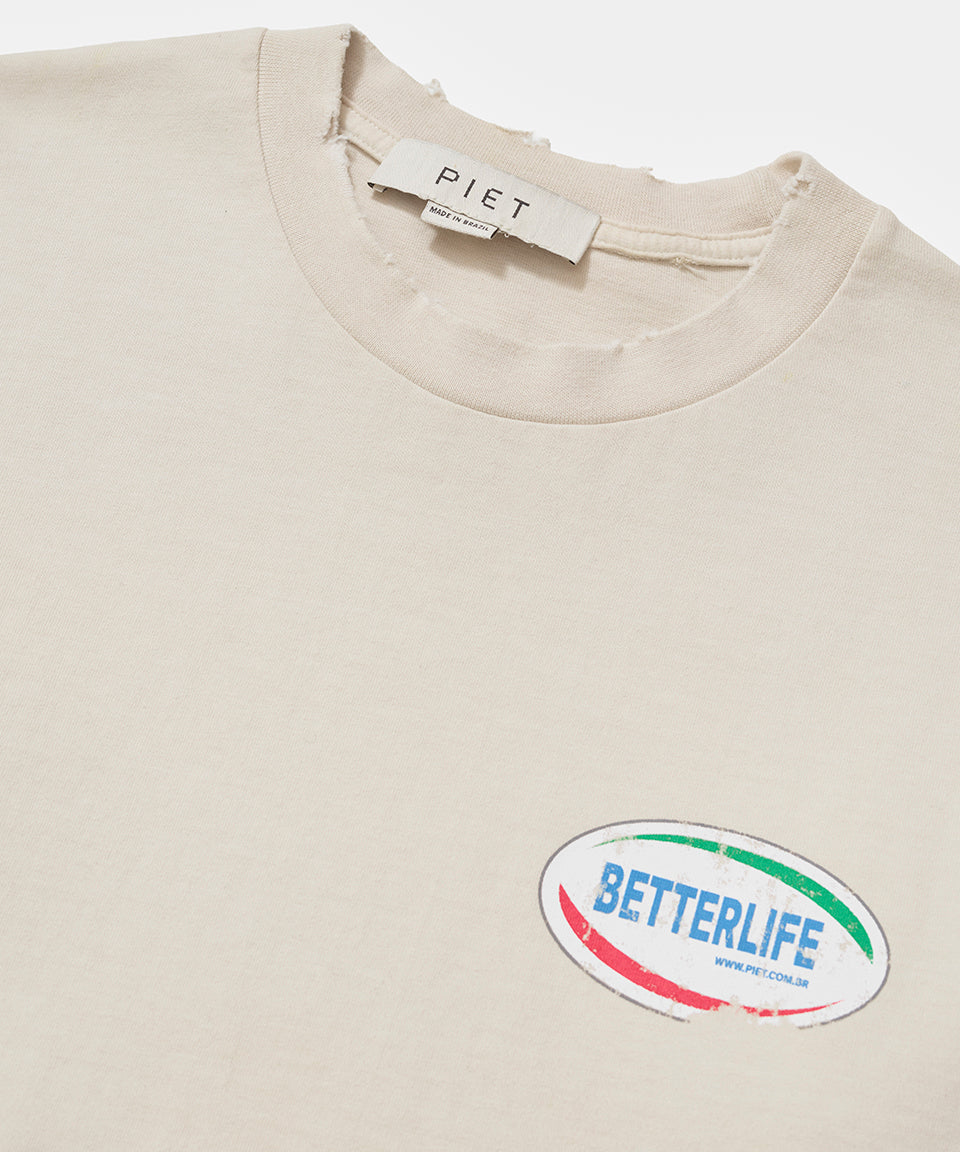 Camiseta Better Life - Bege