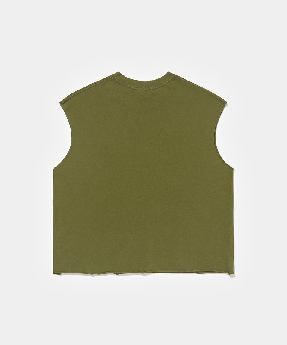 Camiseta Sleeveless PIET Peace&Love - Verde