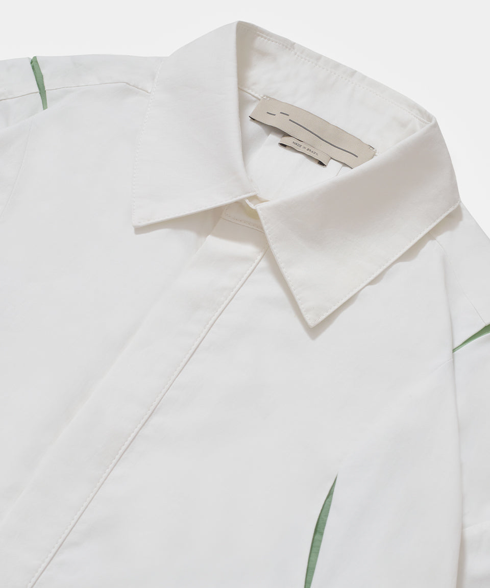 Louva-Deus Poplin Shirt - Off White