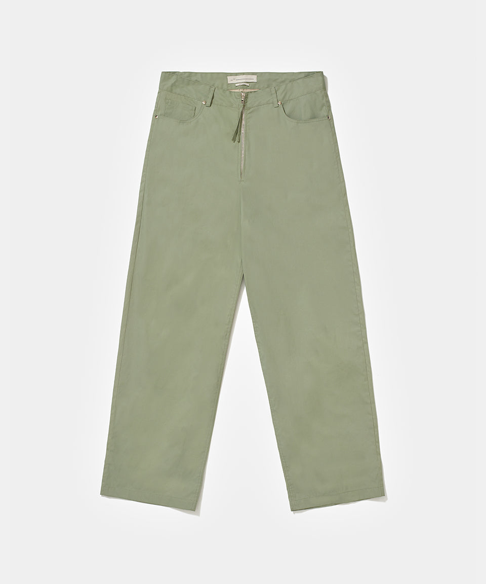 Stag Coated Trousers - Green
