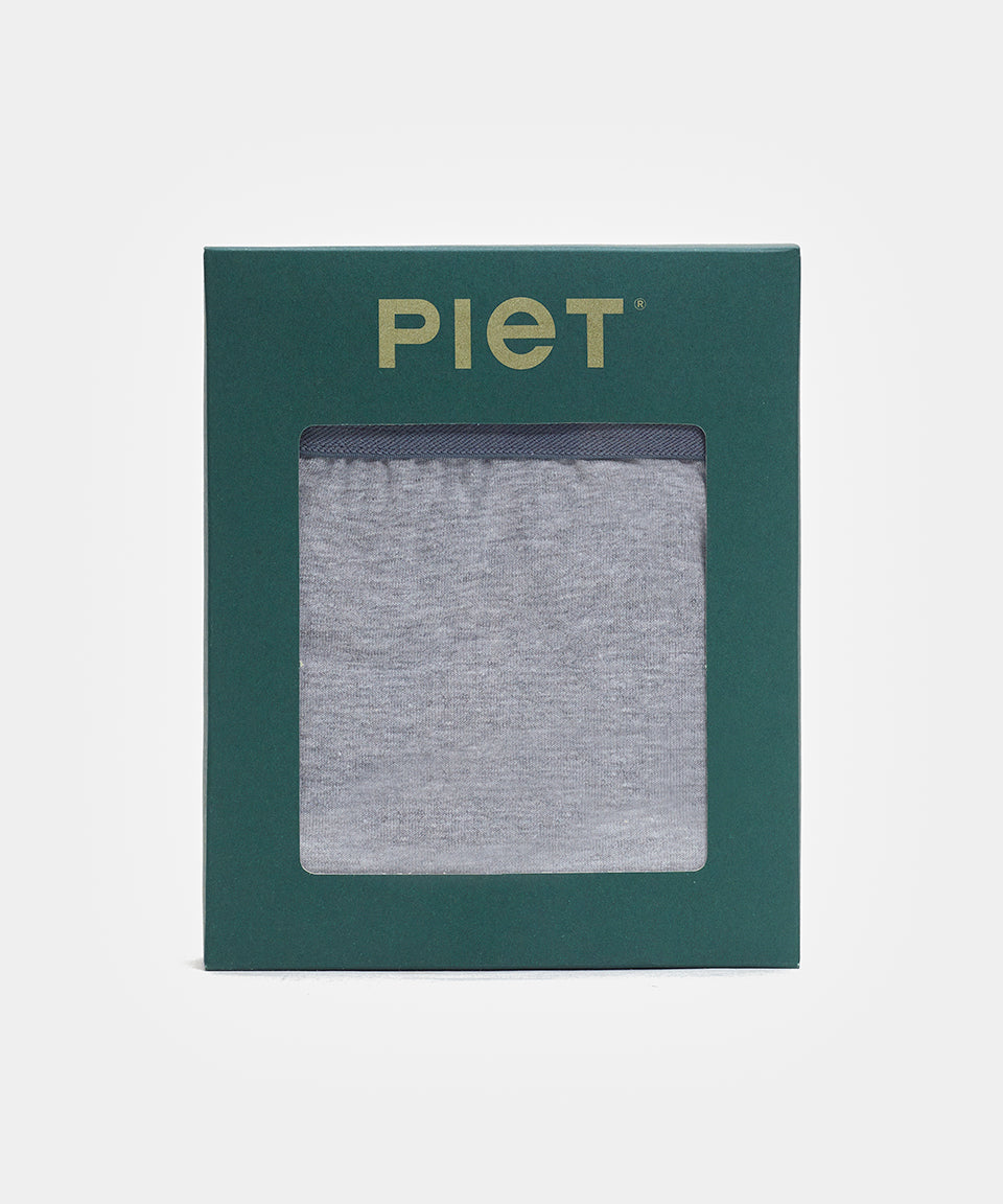 PIET Boxers - Mescla + Elástico Cinza