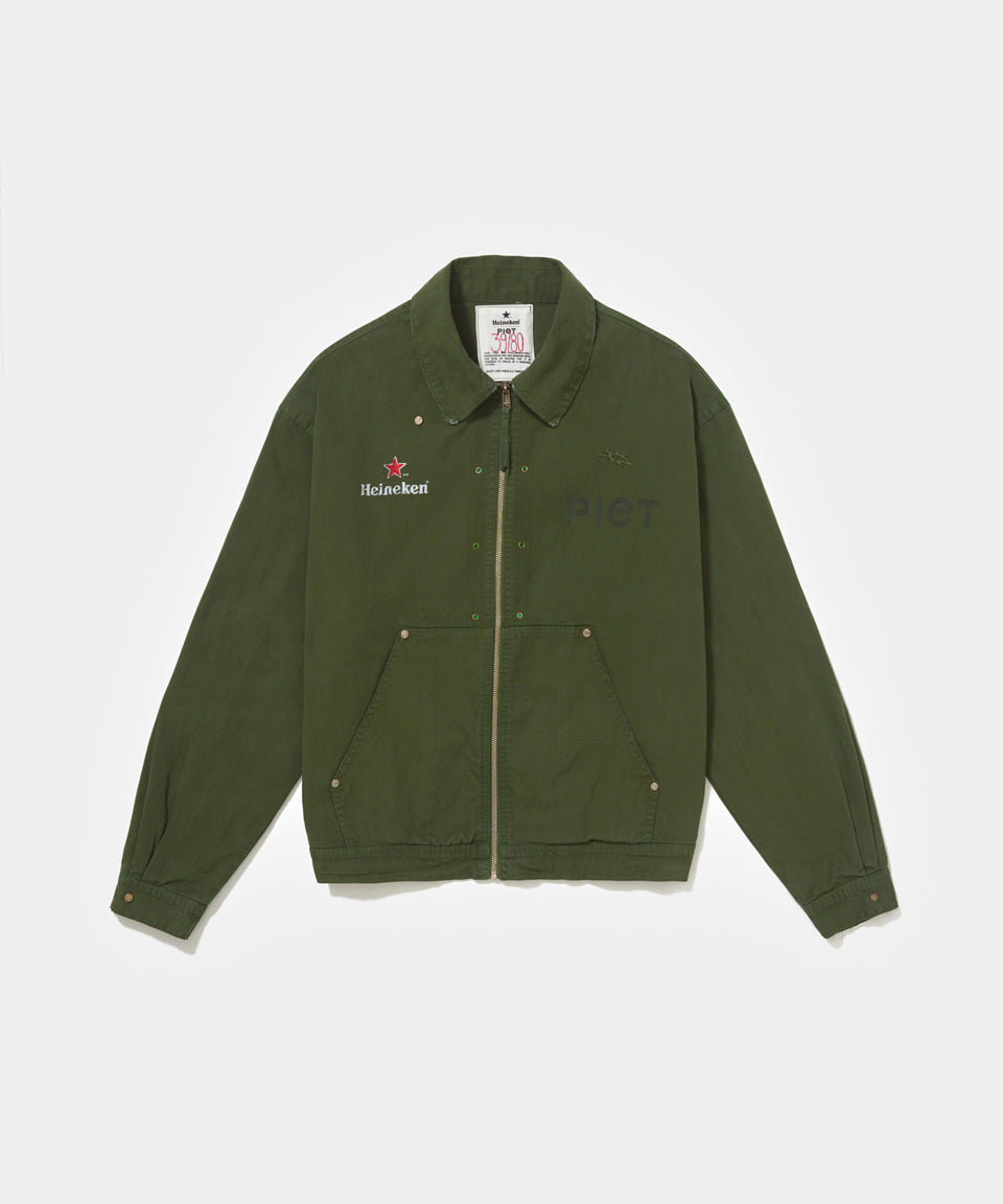 Piet + Heineken Worker Jacket - Green