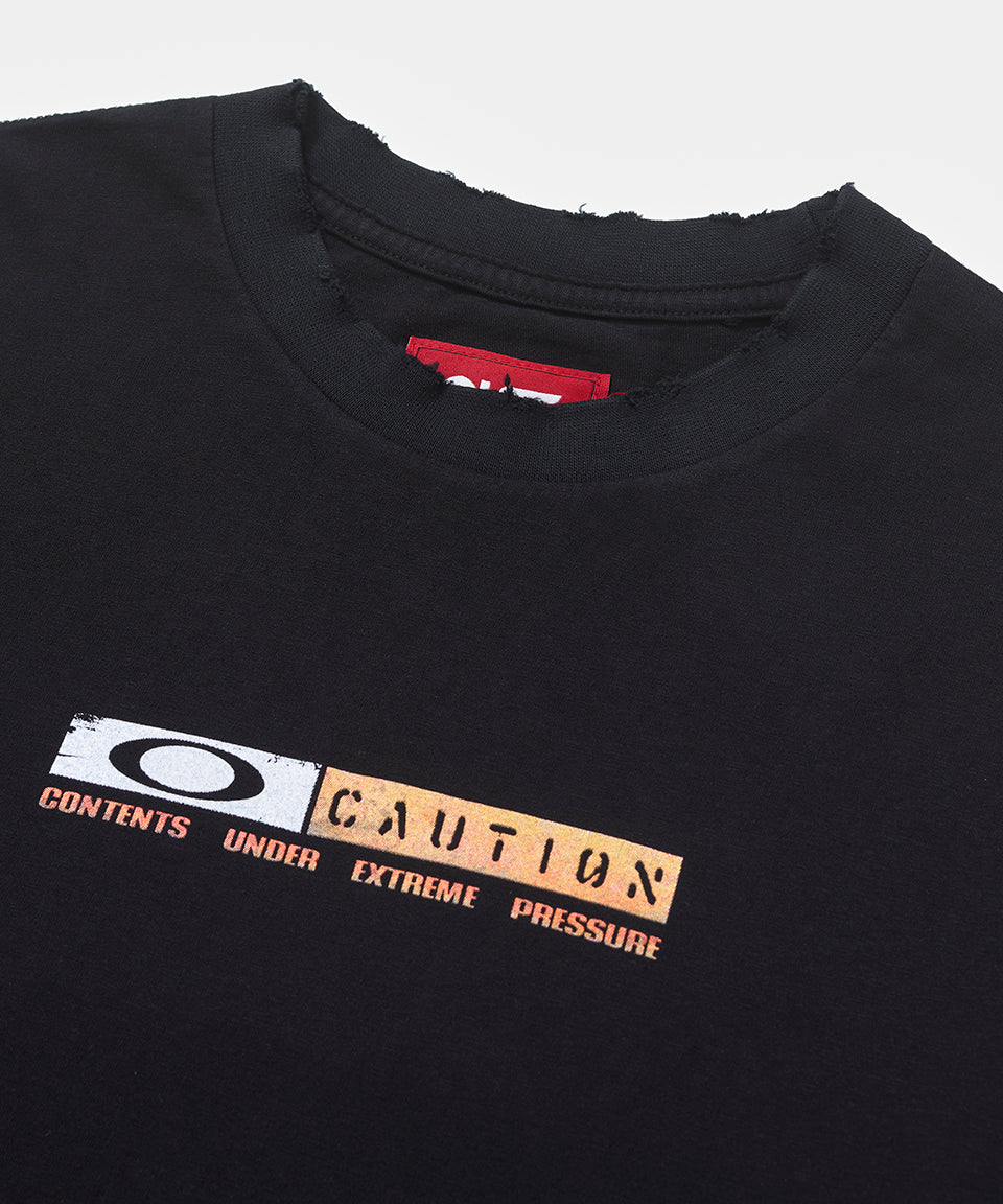 Camiseta Piet + Oakley Caution  - Vintage Black