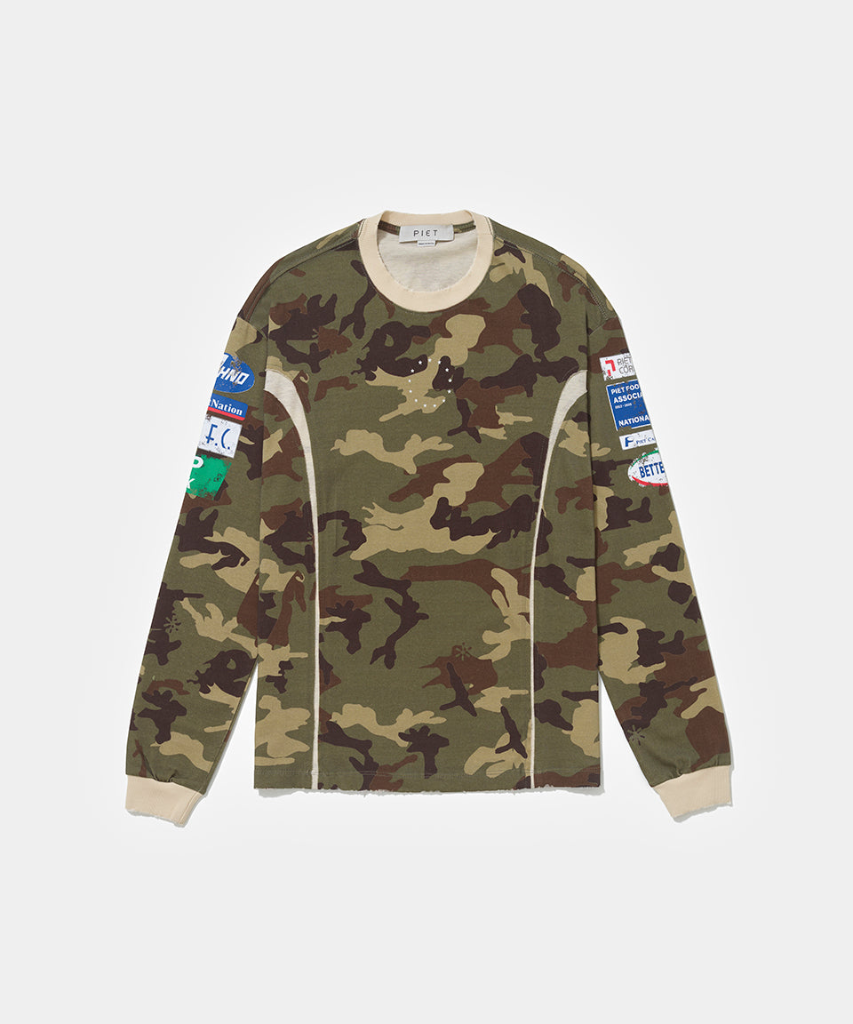 Camiseta Manga Longa Camo