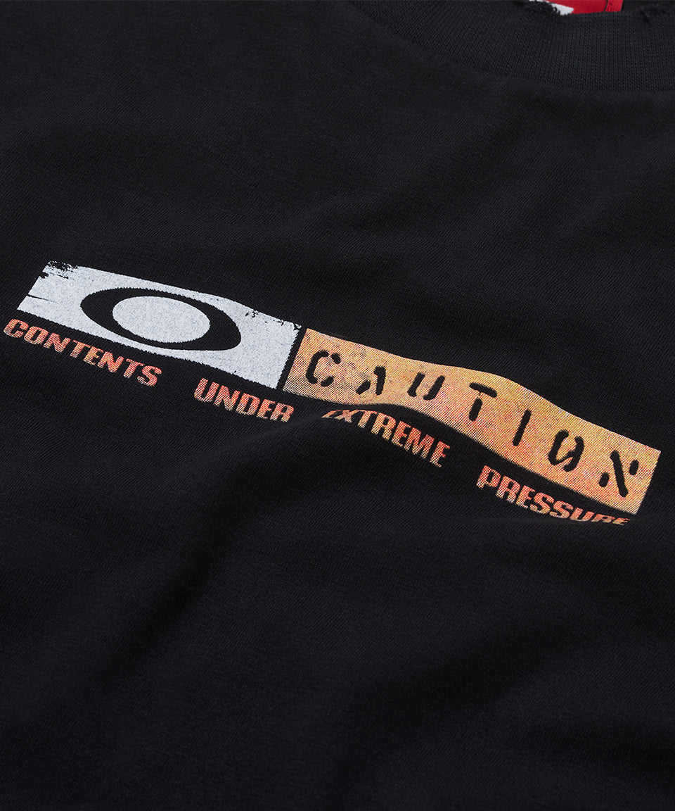 Camiseta Piet + Oakley Caution  - Vintage Black