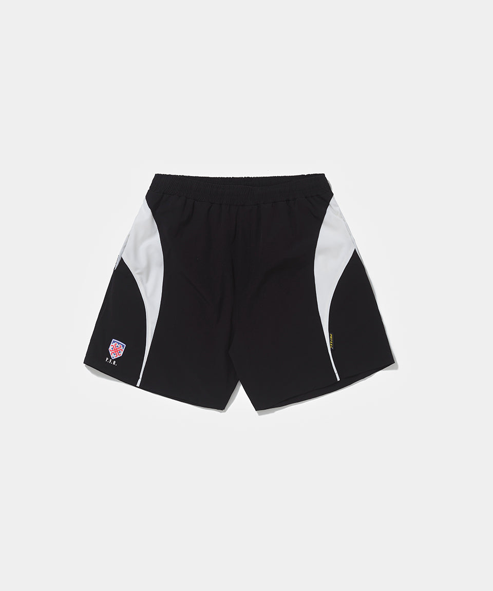 Nylon Football Shorts - Black