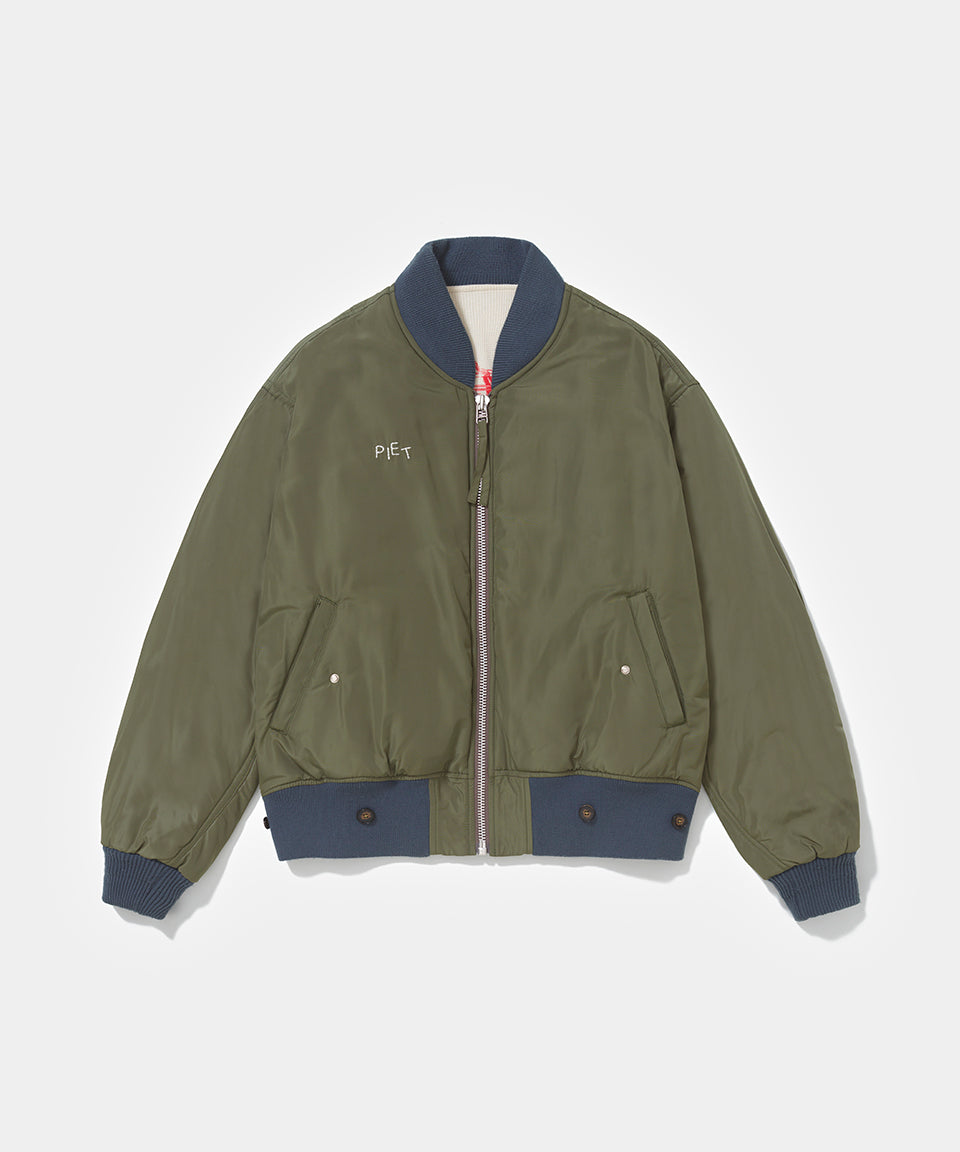 Jaqueta MA-1 Bomber - Olive Green