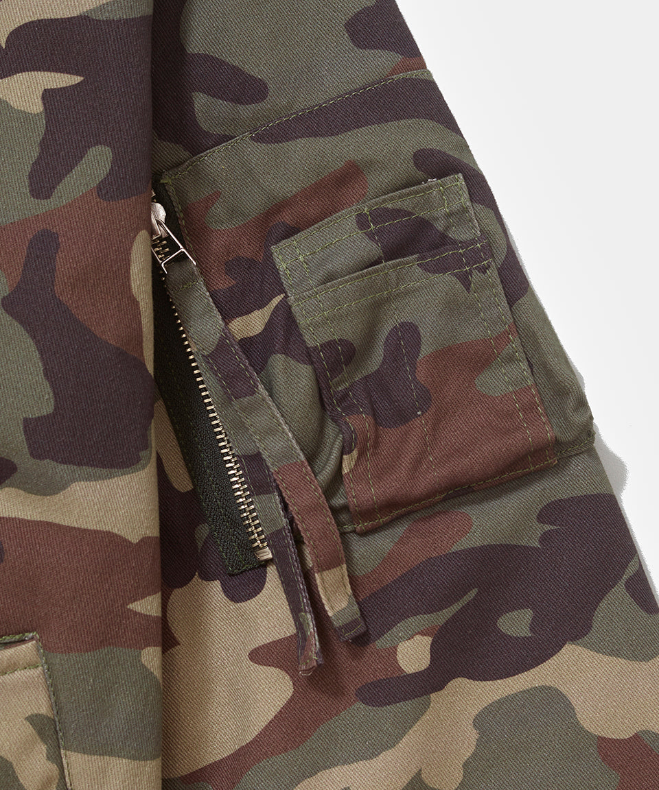 Jaqueta Double Face Camo