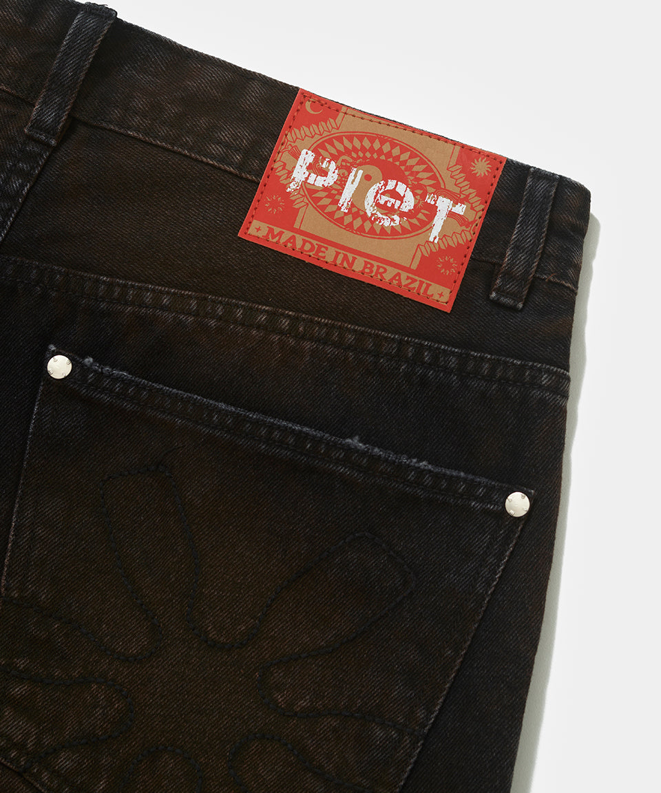 Calça Capri Black Denim