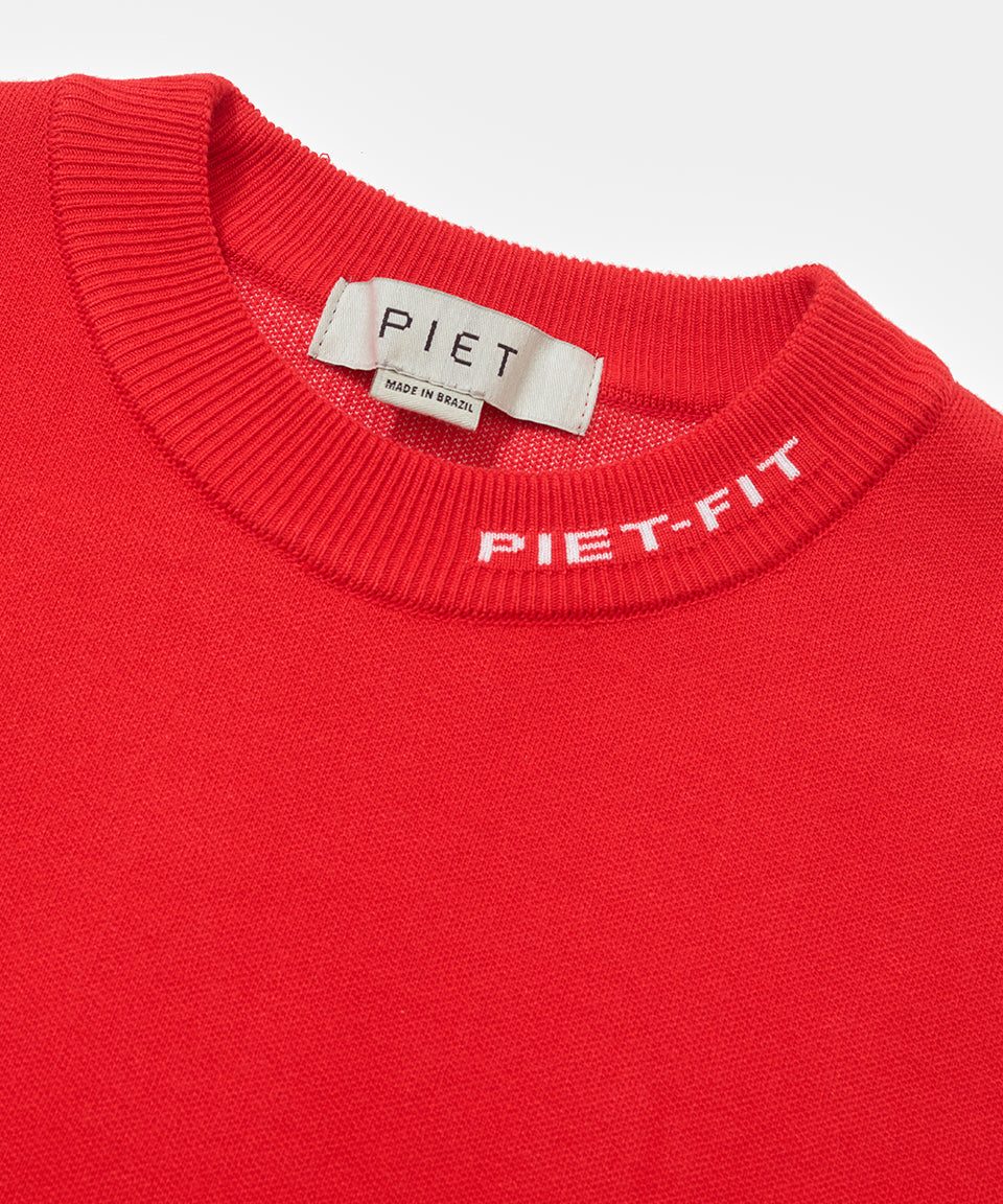 Suéter Fitted  - Vermelho