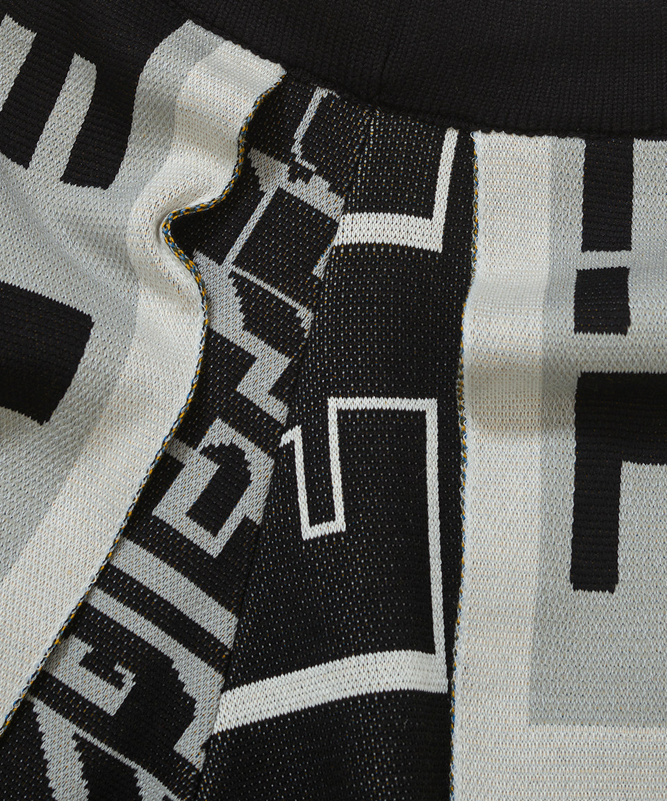 Short Scarves PIET F.C - Black and White