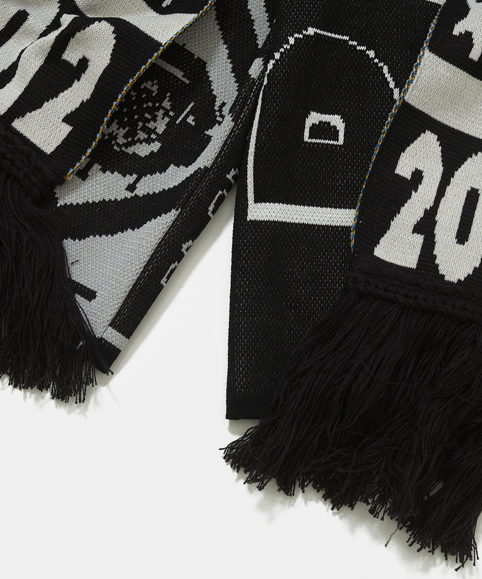 Short Scarves PIET F.C - Black and White