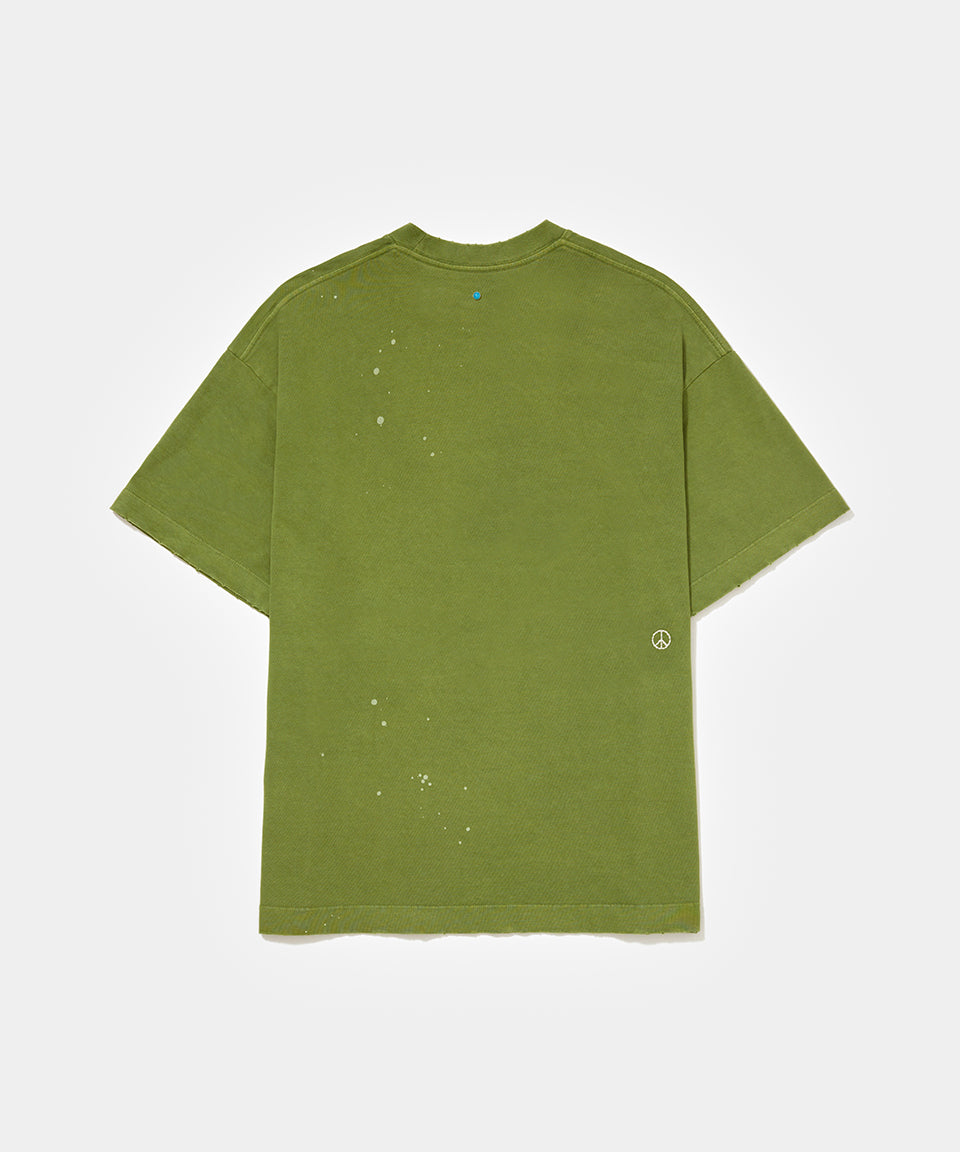 Splatter T-Shirt - Olive